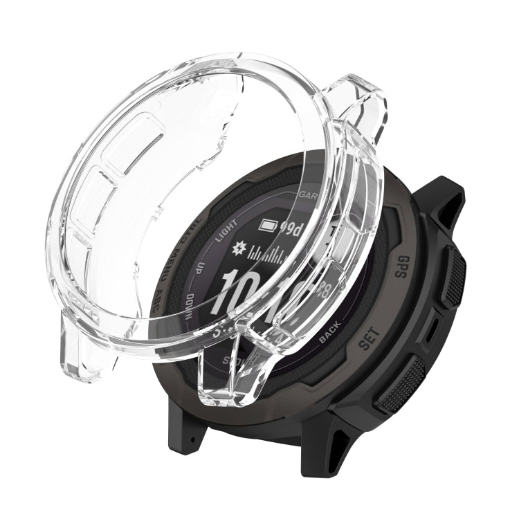 Half Coverage Hollowed TPU Watch Case, For Garmin Instinct 2, For Garmin Instinct 2S