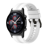 22mm Protruding Head Striped Silicone Watchband, For Honor Watch GS 3