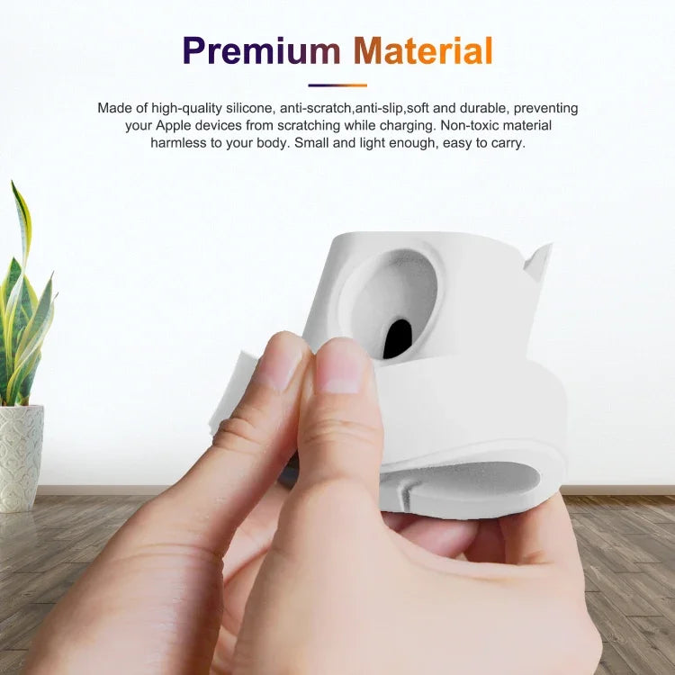 A001 3 In 1 Silicone Charging Holder for iPhone / iWatch / AirPods