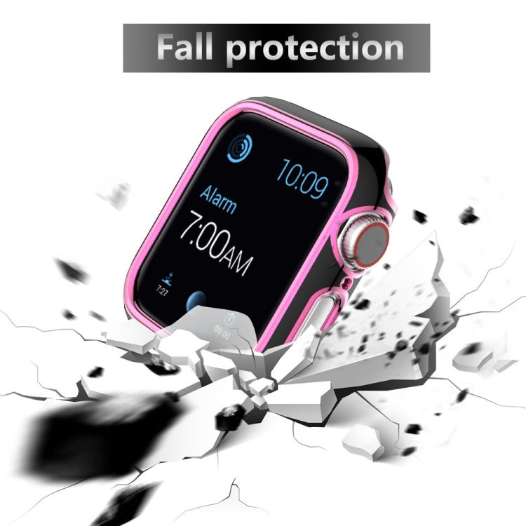 Two-color Electroplating PC Watch Case For Apple Watch Series, 3&2&1 38mm, 3&2&1 42mm