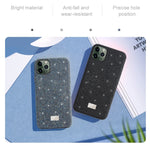 Mutural TPU + PC + Diamond Cloth Protective Case, For iPhone 11 Pro, For iPhone 11, For iPhone 11 Pro Max