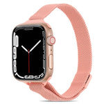 Milanese Small Waist Watchband For Apple Watch Series, 7 41mm / 6&SE&5&4 40mm / 3&2&1 38mm, 7 45mm / 6&SE&5&4 44mm / 3&2&1 42mm