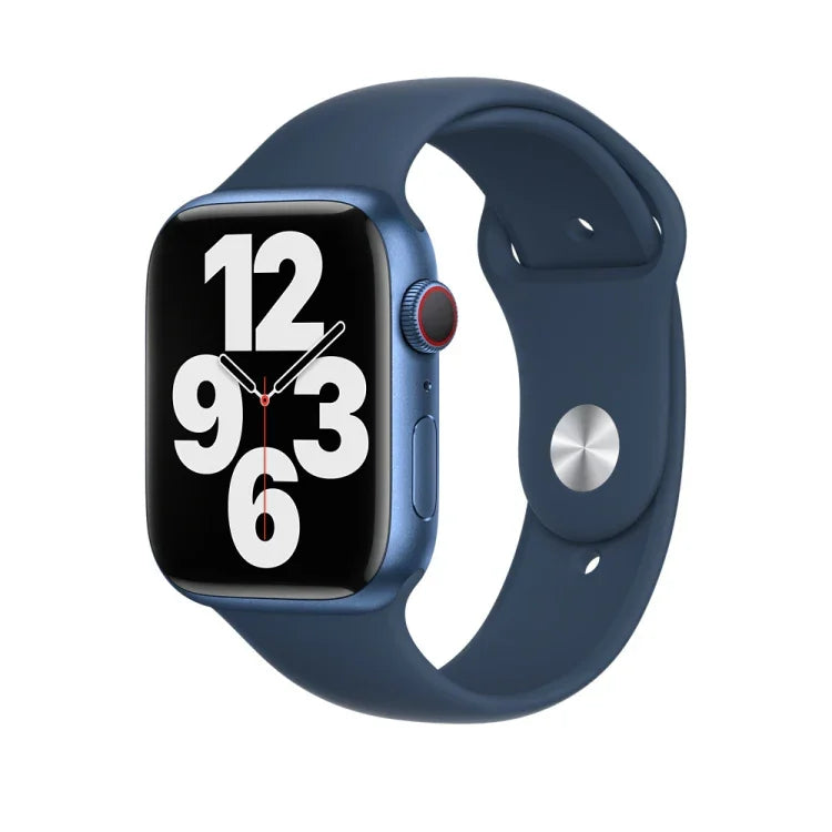 Silicone Watch Band For Apple Watch Series, For Apple Watch 42mm / 41mm / 40mm / 38mm, For Apple Watch 46mm / 49mm / 45mm / 44mm