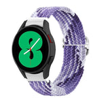 Adjustable Woven Watch Band, For Samsung Galaxy Watch4 40mm / 44mm