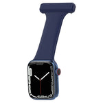 Silicone Nurse Watch Band For Apple Watch Series, 7 45mm / 6&SE&5&4 44mm / 3&2&1 42mm, 7 41mm / 6&SE&5&4 40mm / 3&2&1 38mm