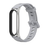 For Xiaomi Mi Band 6 / 5 Mijobs Flat Hole Silicone Watch Band, CS Case, GT Case, Plus Case, TF Case
