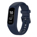 Solid Color Silicone Watch Band, For Garmin Smart 5