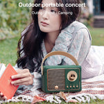 HM11 PLUS Portable HIFI Mini Retro Wireless Bluetooth Speaker, HM11 PLUS (Purple), HM11 PLUS (Pink), HM11 PLUS (Green), HM11 PLUS (Yellow), HM11 PLUS (Black)