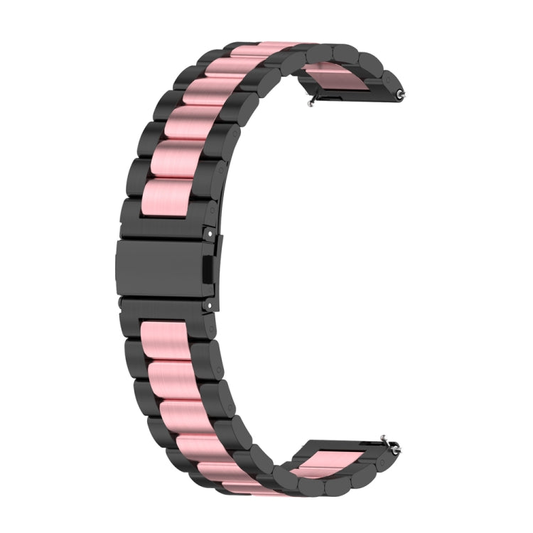 Three-bead Metal Steel Watch Band, For Huawei GT 3 Pro 43mm, For Huawei GT 3 Pro 46mm