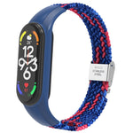 Adjustable Nylon Braided Integrated Watch Band, For Xiaomi Mi Band 7
