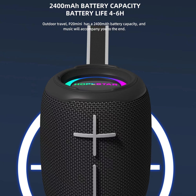 HOPESTAR P20 mini Waterproof Wireless Bluetooth Speaker, P20 mini(Red), P20 mini(Grey), P20 mini(Blue), P20 mini(Black)