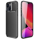 Carbon Fiber Texture TPU Phone Case, For iPhone 14 Pro, For iPhone 14 Pro Max, For iPhone 14, For iPhone 14 Plus