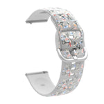 Transparent Printed TPU Silicone Watch Band, For Samsung Galaxy Watch4 20mm, For Huawei Watch GT 3 Pro 22mm