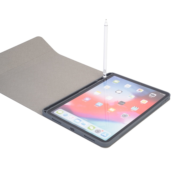 Detachable Touch Bluetooth Keyboard TPU Horizontal Flip Leather Case for iPad Pro 11 2020 / 2018 with Holder & Pen Slot, RK11C