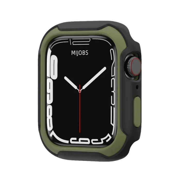 Detachable Two-color Watch Case For Apple Watch Series, 7 41mm / 6&SE&5&4 40mm, 7 45mm / 6&SE&5&4 44mm
