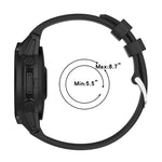 22mm Silicone Watch Band, For Garmin Forerunner 955 / 255 / 745