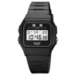 SKMEI 1952 Resin Mirror ABS Case Waterproof Electronic Watch