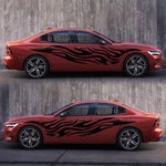 2 PCS/Set D-476 Fire Element Pattern Car Modified Decorative Sticker, D-476