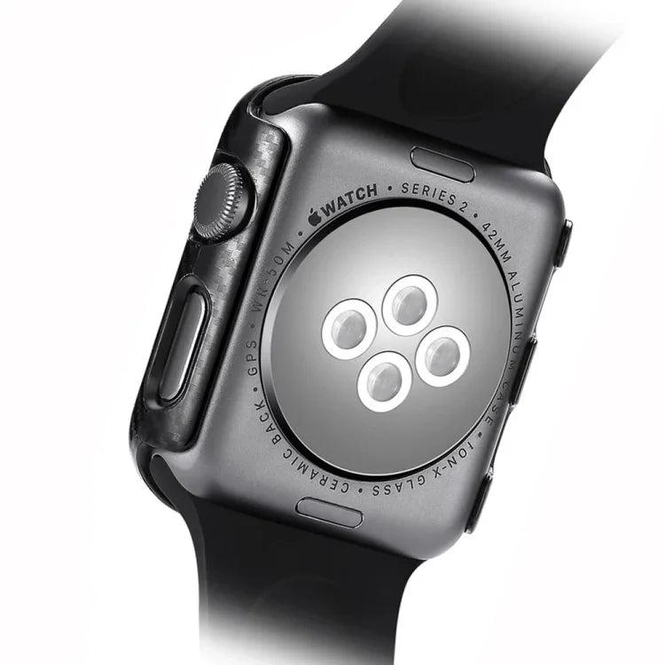 PC Carbon Fiber Frame Watch Case, For Apple Watch Series 9 / 8 / 7 41mm, For Apple Watch Series 9 / 8 / 7 45mm