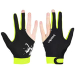 BOODUN M050912 Thin Breathable Men and Women Billiards Three Finger Single Gloves, M, L
