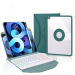 Z11BS Pen Slot Backlight Bluetooth Keyboard Leather Tablet Case, For iPad Pro 11 2021/2020/2018, For iPad Air 11 2025 / 2024 / Air 5 / Air 4, For iPad 10.2 2021/2020/2019