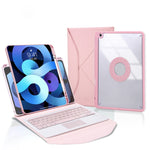 Z11B-A Pen Slot Touchpad Bluetooth Keyboard Leather Tablet Case, For iPad Pro 11 2021/2020/2018, For iPad Air 11 2025 / 2024 / Air 5 / Air 4, For iPad 10.2 2021/2020/2019