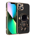 Plating Astronaut Holder Phone Case, For iPhone 11