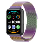 For Huawei Watch Fit 2 Milan Magnetic Stainless Steel Watch Band