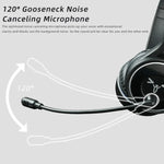 SOYTO SY-T30C Long Microphone Bluetooth Wireless Noise Cancelling Ergonomic Gaming Headset, SY-T30C
