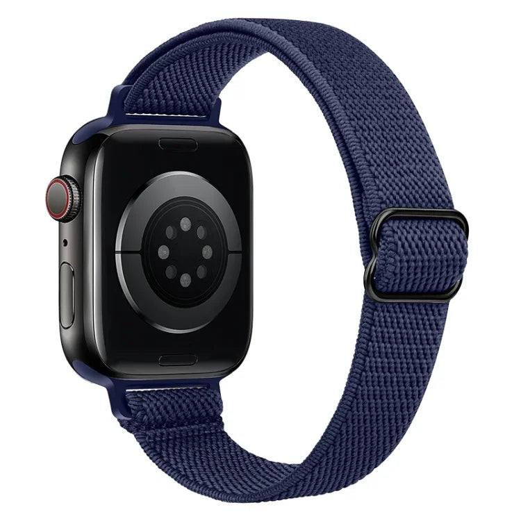 Small Waist Nylon Watch Band For Apple Watch Series, 7 45mm / 6&SE&5&4 44mm / 3&2&1 42mm, 7 41mm / 6&SE&5&4 40mm / 3&2&1 38mm