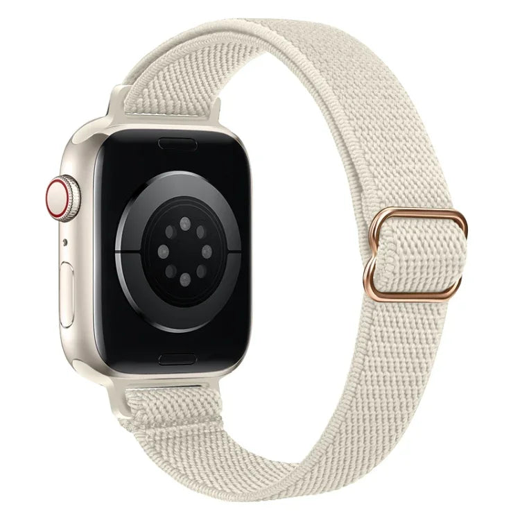 Small Waist Nylon Watch Band For Apple Watch Series, 7 45mm / 6&SE&5&4 44mm / 3&2&1 42mm, 7 41mm / 6&SE&5&4 40mm / 3&2&1 38mm