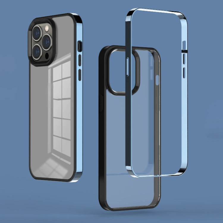 3 in 1 Electroplated Frame Phantom Phone Case, For iPhone 13 mini, For iPhone 13, For iPhone 13 Pro, For iPhone 13 Pro Max
