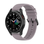 20mm Round Tail Silicone Watch Band, For Samsung Galaxy Watch 5 40mm, For Samsung Galaxy Watch 5 44mm, For Samsung Galaxy Watch 5 Pro 45mm