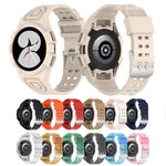 Silicone Integrated Watch Band, For Samsung Galaxy Watch5 40mm, For Samsung Galaxy Watch5 44mm