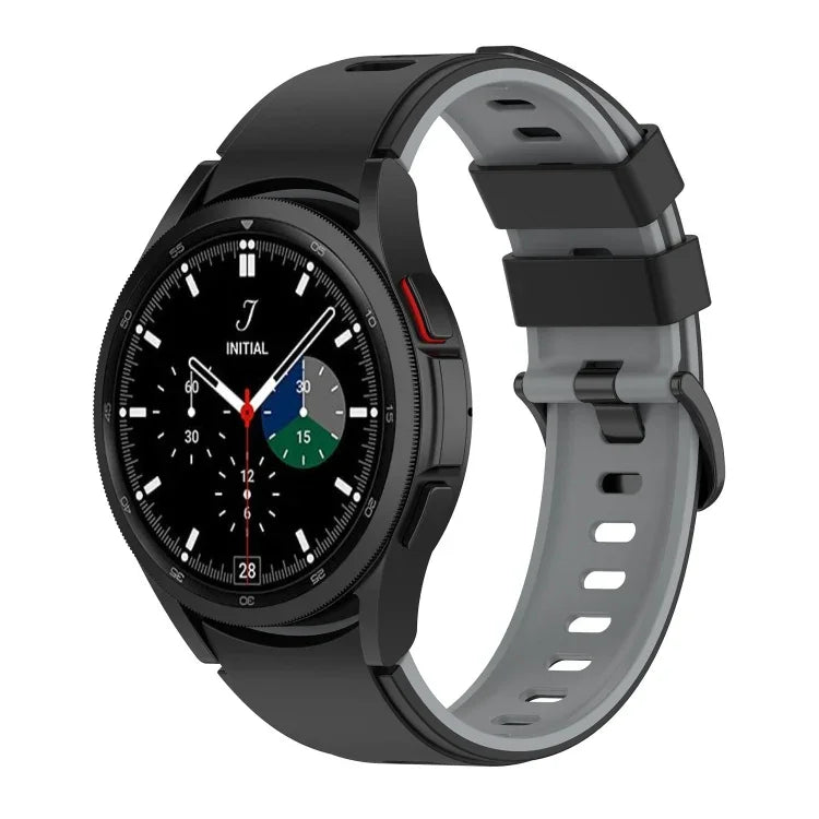Two-color Silicone Strap Watch Band, For Samsung Galaxy Watch5 Pro 45mm/5 44mm/5 40mm
