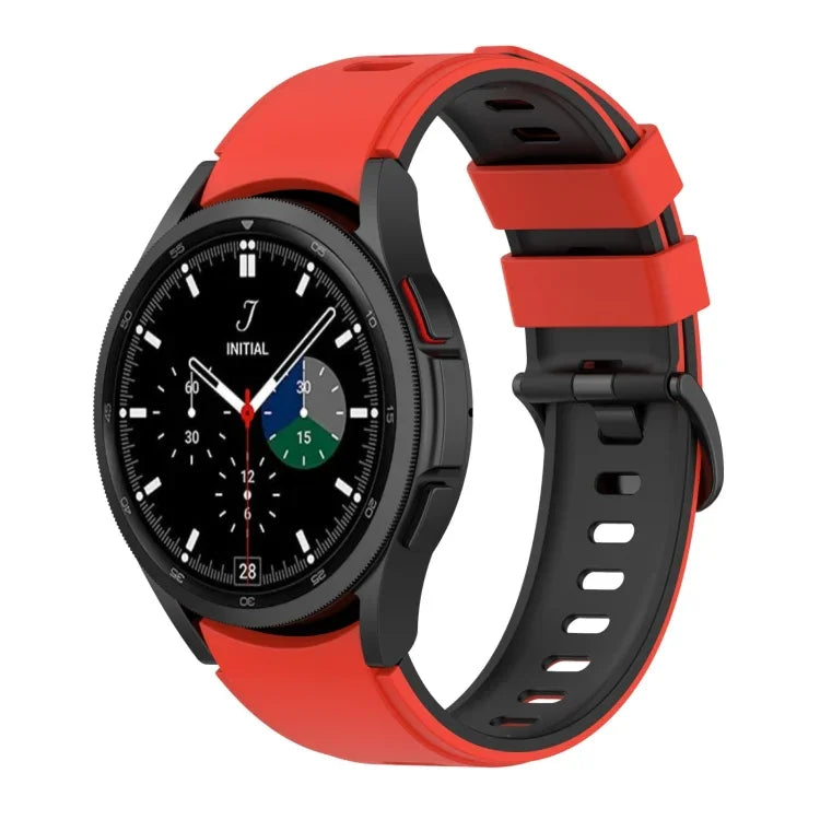 Two-color Silicone Strap Watch Band, For Samsung Galaxy Watch5 Pro 45mm/5 44mm/5 40mm