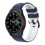 Two-color Silicone Strap Watch Band, For Samsung Galaxy Watch5 Pro 45mm/5 44mm/5 40mm