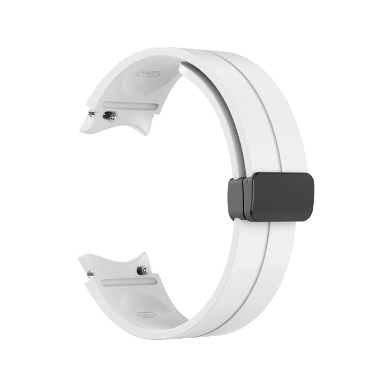 Folding Buckle Silicone Watch Band, For Samsung Galaxy Watch5 40mm / 44mm / Pro 45mm