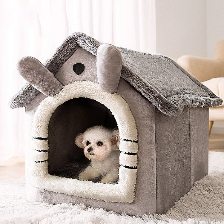 House Type Universal Removable and Washable Pet Dog Cat Bed Pet Supplies, S