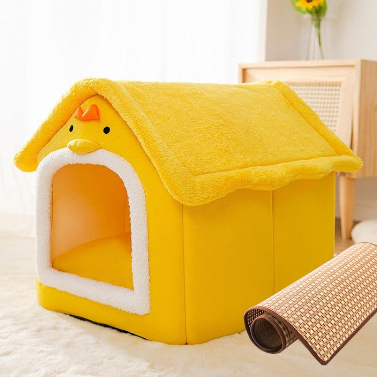 House Type Universal Removable and Washable Pet Dog Cat Bed Pet Supplies, M