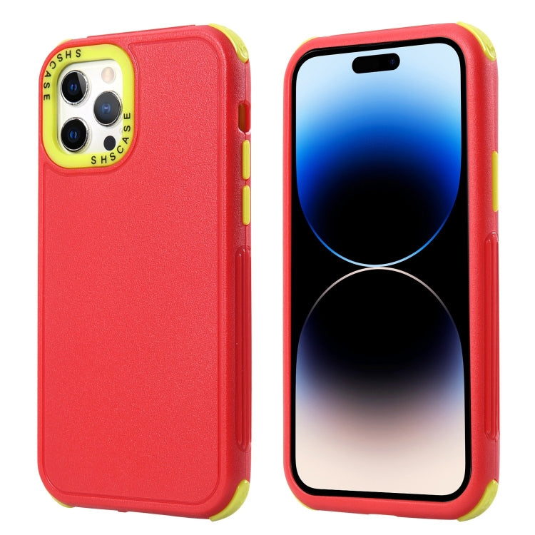 3 in 1 Four Corner Shockproof Phone Case, For iPhone 14 Pro, For iPhone 14 Pro Max