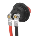 Car 50cm Red + Black Pure Copper Battery Inverter Cable, 10AWG 6-5, 8AWG 10-6, 6AWG 25-8, 6AWG 25-10
