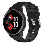 20mm Cross Textured Silicone Watch Band, For Garmin Venu 2Plus