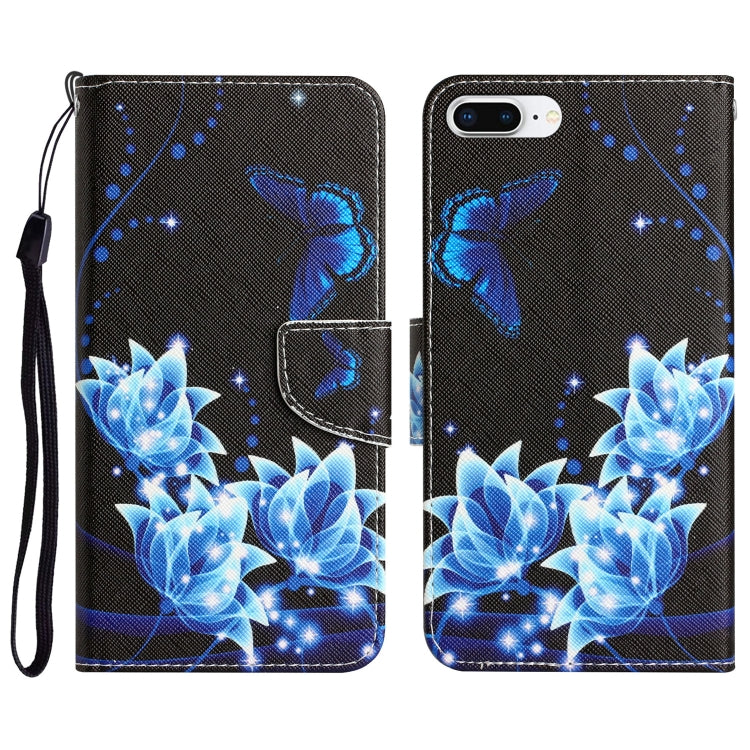 Colored Drawing Leather Phone Case, For iPhone 7 Plus / 8 Plus