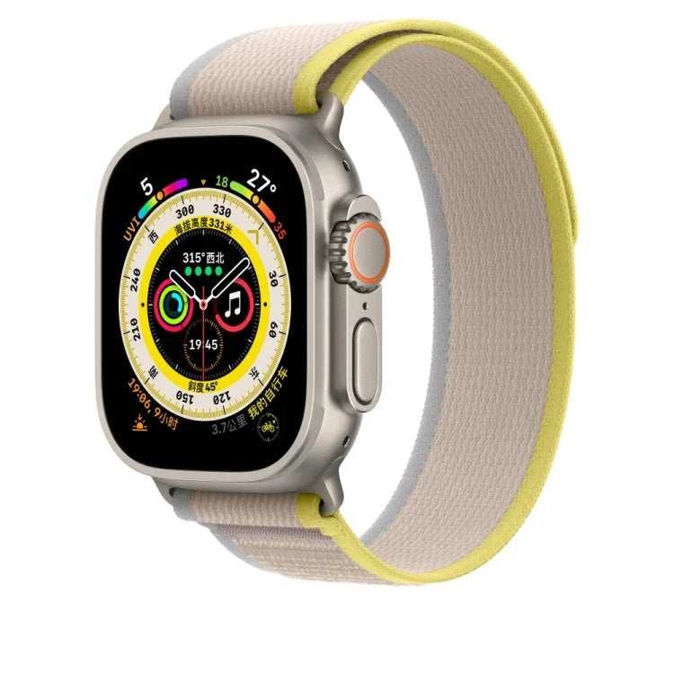 Nylon Watch Band For Apple Watch Series 8&7 41mm / SE 2&6&SE&5&4 40mm, For Apple Watch 42mm / 41mm / 40mm / 38mm