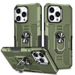 Ring Holder Armor Hybrid Phone Case, For iPhone 11, For iPhone 11 Pro, For iPhone 11 Pro Max, For iPhone 13 Pro