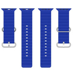 Ocean Silicone Watch Band, For Apple Watch Series 8&7 41mm, For Apple Watch Series 8&7 41mm / SE 2&6&SE&5&4 40mm
