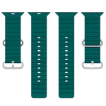 Ocean Silicone Watch Band, For Apple Watch Series 8&7 41mm, For Apple Watch Series 8&7 41mm / SE 2&6&SE&5&4 40mm