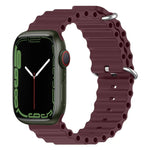 Ocean Silicone Watch Band, For Apple Watch Series 8&7 41mm, For Apple Watch Series 8&7 41mm / SE 2&6&SE&5&4 40mm