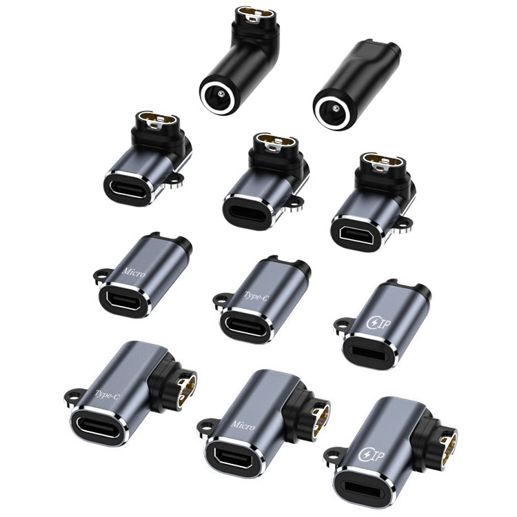 For Garmin Watch Charging Adapter, DC5.5 x 2.1 Straight, DC5.5 x 2.1 90 Elbow, 8 Pin 90 Elbow, Type-C 90 Elbow, Type-C Straight, Type-C Side Elbow, Micro USB Side Elbow, Micro USB Straight, 8 Pin Straight, 8 Pin Side Elbow, Micro USB 90 Elbow